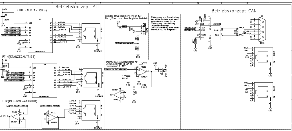 Symbolbild Schaltplanauszug aus KiCad