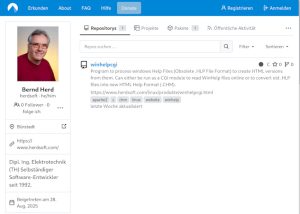 GIT Repository auf Codeberg